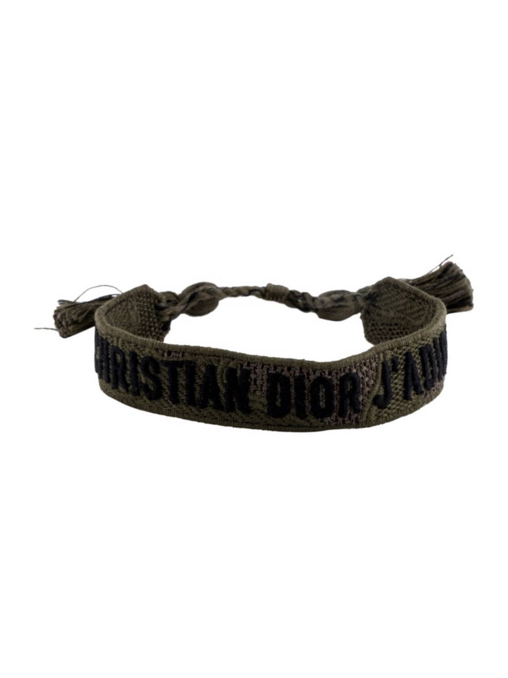 Christian Dior Cotton Woven J’adior Friendship Bracelet